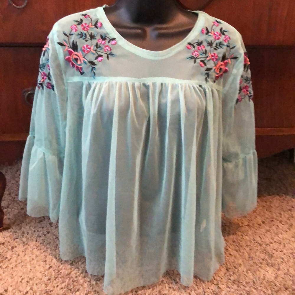 Women’s sheer blouse